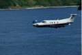 The Pilatus PC-12 of city banker Bruno L. Schroder passes his castle on the Scottish island of Islay at eye level.